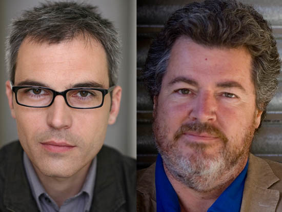 Gerhard Schick (i) y Juan López de Uralde